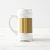 Gouden Bier! op gouden ontwerp #1 Stein Bierpul (Links)