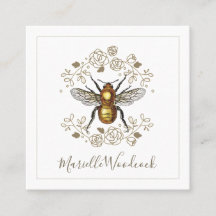 Gouden bij en Roos bloemlaurier