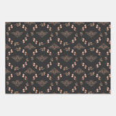 Gouden bijen met bijenkorven inpakpapier vel (Voorkant 3)