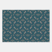 Gouden bijen met bijenkorven inpakpapier vel (Voorkant 2)