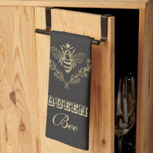  gouden bijenkoningin theedoek