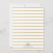 Gouden bijgesneden warme wensen roze (Achterkant)