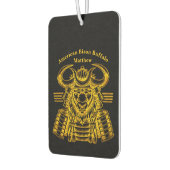 Gouden Bison Warrior Design in Samurai Armor Luchtverfrisser (Links)