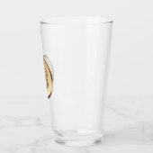 Gouden Bitcoin Glas Cup (Links)