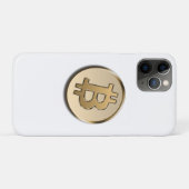 Gouden Bitcoin iPhone / iPad hoes (Achterkant (horizontaal))