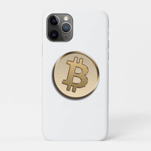 Gouden Bitcoin iPhone / iPad hoes (Achterkant)