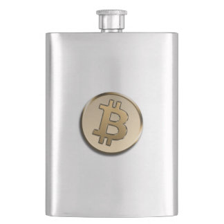 Gouden Bitcoin Klassieke Fles Flacon