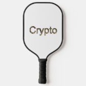 Gouden Bitcoin Pickleball Paddle (Achterkant)