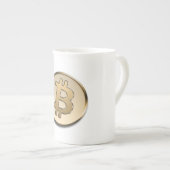 Gouden Bitcoin Specialty Mok (Voorkant rechts)