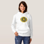 Gouden Bitcoin-symbool digitale valuta Hoodie (Voorkant volledig)