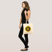 Gouden Bitcoin-symbool digitale valuta Tote Bag