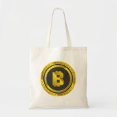 Gouden Bitcoin-symbool digitale valuta Tote Bag (Voorkant)