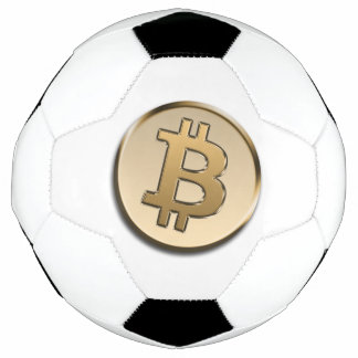 Gouden Bitcoin voetbal