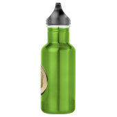 Gouden Bitcoin-waterfles - GROEN Waterfles (Rechts)