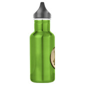Gouden Bitcoin-waterfles - GROEN Waterfles (Links)