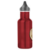 Gouden Bitcoin-waterfles - ROOD Waterfles (Links)