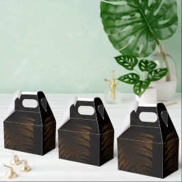 Gouden blad bedankdoosjes