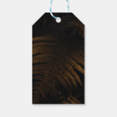 Gouden blad cadeaulabel (Achterkant)