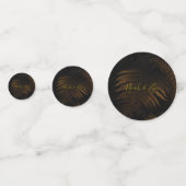Gouden blad confetti (Achterkanten)