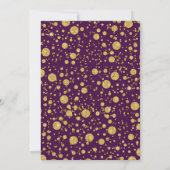 Gouden Blad Glitter Confetti Stippen Koppels Bruis Kaart (Achterkant)