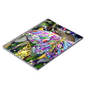 Gouden Blad Vlinder Notitieboek (Linkerzijde)
