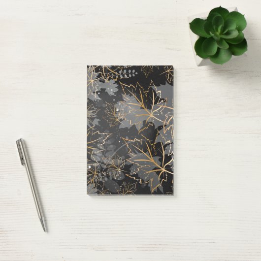 Gouden Bladeren 5 Post-it® Notes (Kantoor)