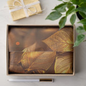 Gouden Bladeren Decoupage Tissuepapier (Geschenk)