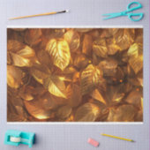 Gouden Bladeren Decoupage Tissuepapier (Craft)