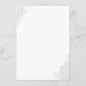 Gouden bladeren & Eucalyptus groen bruiloft detail Informatiekaartje (Achterkant)