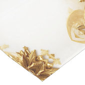 Gouden bladeren Kerstmis vakantie tafel loper (Hoek)