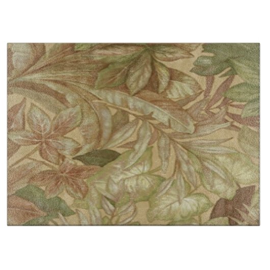 Gouden bladeren snijplank (Voorkant)