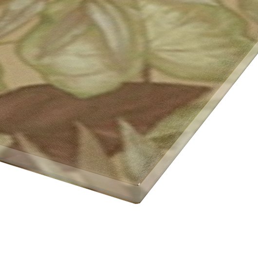 Gouden bladeren snijplank (Hoek)