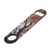 Gouden bladeren speed flessenopener (Voorkant Gekanteld)