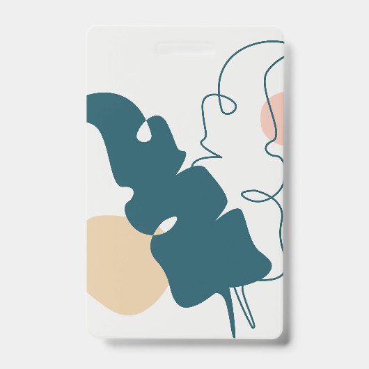 Gouden bladontwerp badge (Voorzijde)