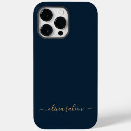 Gouden blauw gepersonaliseerd Case-Mate iPhone 14 pro max hoesje
