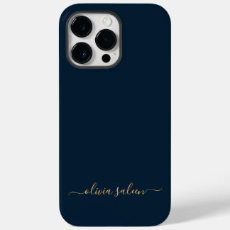 Gouden blauw gepersonaliseerd Case-Mate iPhone 14 pro max hoesje