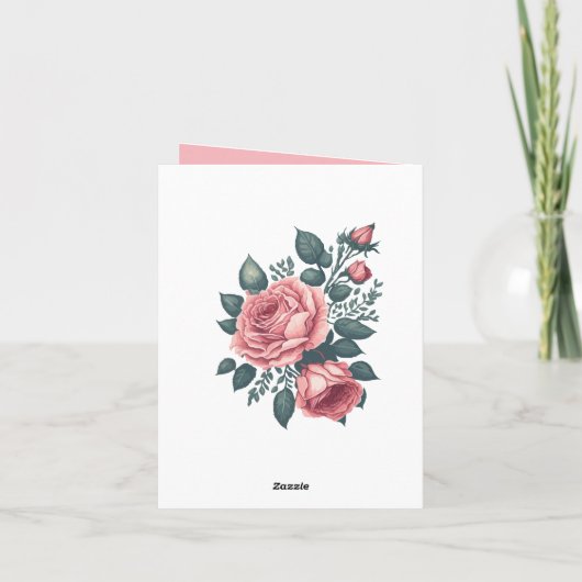 Gouden Blauwe Bloemen 25ste huwelijksverjaardag (Achterkant)