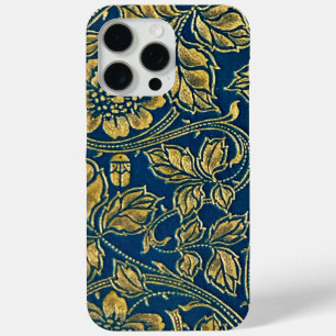 Gouden Blauwe Elegantie iPhone 15 Pro Max Hoesje