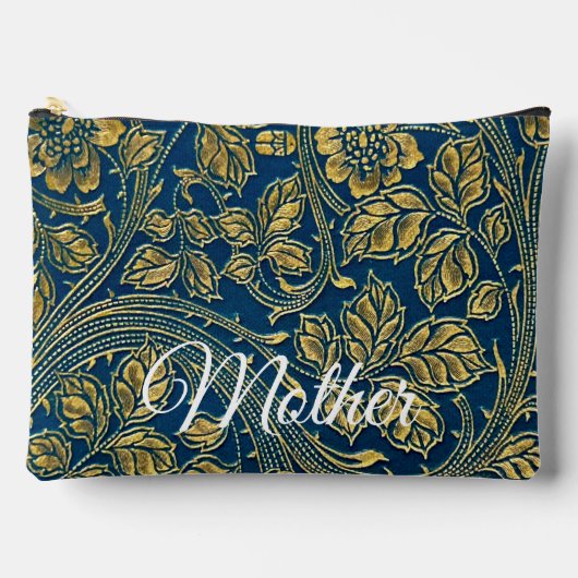 Gouden Blauwe Elegantie Etui (Voorkant)