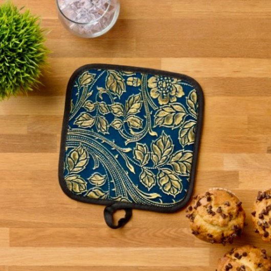 Gouden Blauwe Elegantie Pokerkaarten