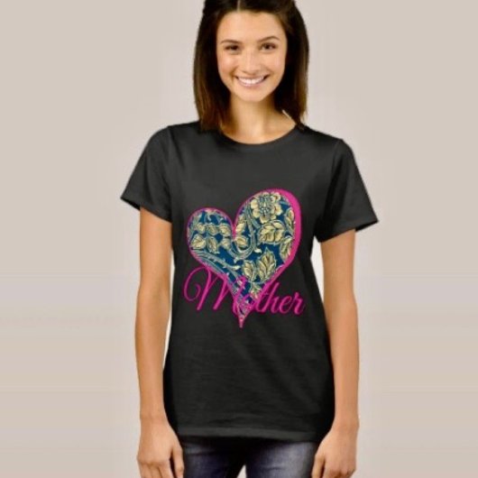 Gouden Blauwe Elegantie T-shirt