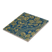 Gouden Blauwe Elegantie Tegeltje (Zijkant)
