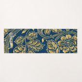 Gouden Blauwe Elegantie Yogamat (Voorkant (horizontaal))