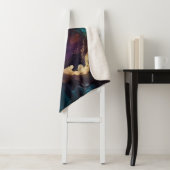 Gouden, Blauwe en Paarse Sherpa Deken (In situ)