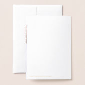 Gouden Blauwe Kerstboom Vakantie Fotocollage Folie Kaarten (Met envelop)