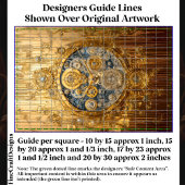 Gouden Blauwe Klok, Gears Schroeven Cogs DG8 Decou Tissuepapier