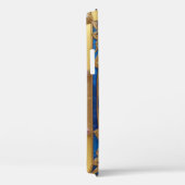 Gouden Blauwe Roos in Decoratieve Lijst Case-Mate iPhone Case (Achterkant / Rechts)