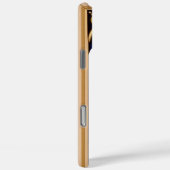 Gouden Blauwe Roos in Sierlijst Case-Mate iPhone Case (Achterkant / Rechts)
