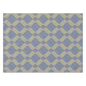 Gouden Blauwe Ster van David Kunstpanelen Tafelkleed (Voorkant (Horizontaal))