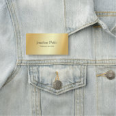 Gouden blik Modern Glamoureus Gepersonaliseerd Scr Naamplaatje (In situ)